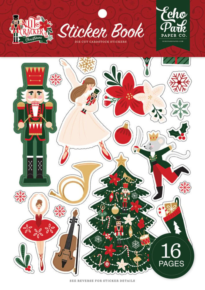 Echo Park Nutcracker Christmas Sticker Book (NC387029) Echo Park Nutcracker Christmas Sticker Book (NC387029)