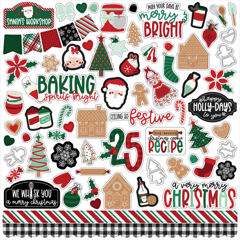 Echo Park Baking Spirits Bright 12x12 Inch Collection Kit (BSB388016)