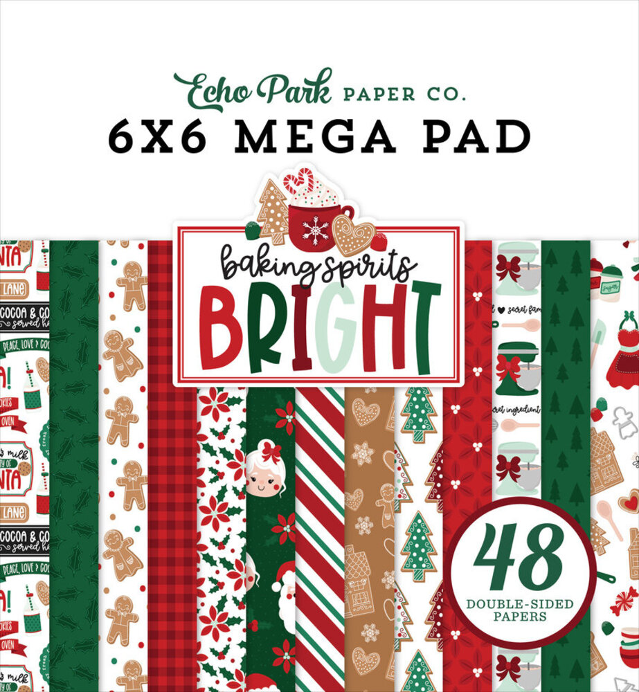 Echo Park Baking Spirits Bright 6x6 Inch Mega Pad (BSB388031) Echo Park Baking Spirits Bright 6x6 Inch Mega Pad (BSB388031)