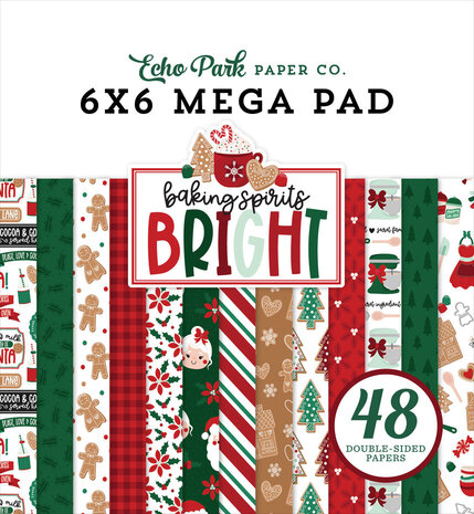 Echo Park Baking Spirits Bright 6x6 Inch Mega Pad (BSB388031) Echo Park Baking Spirits Bright 6x6 Inch Mega Pad (BSB388031)