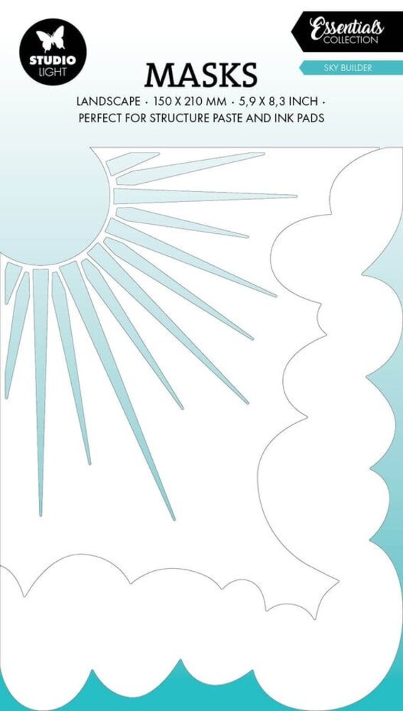 Studio Light Essentials Sky Builder Landscape Masking Stencil (SL-ES-MASK292) Studio Light Essentials Sky Builder Landscape Masking Stencil (SL-ES-MASK292)