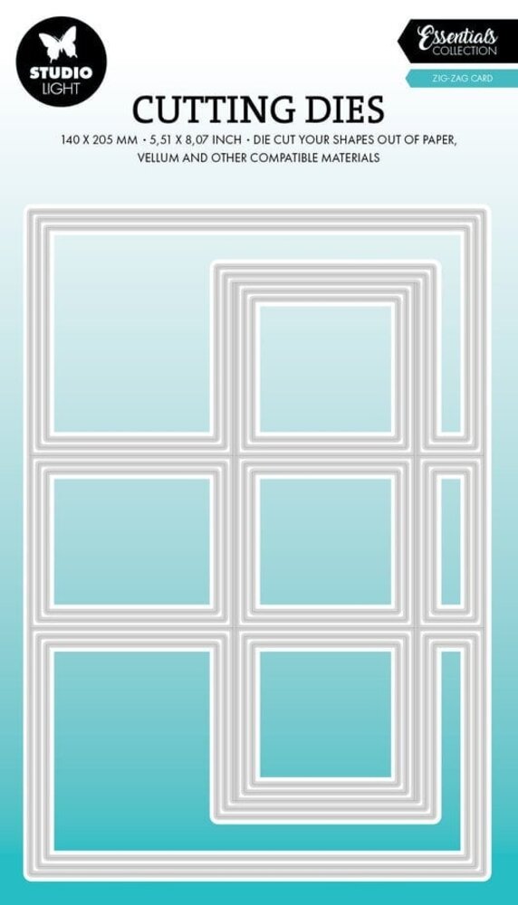 Studio Light Essentials Snijmal Zig-Zag Card (SL-ES-CD884)