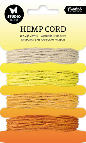 Studio Light Essentials Shades Of Yellow Hemp Cord (SL-ES-RIB12) Studio Light Essentials Shades Of Yellow Hemp Cord (SL-ES-RIB12)