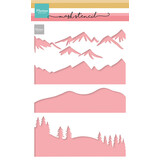 Marianne Design Masking Stencil A5 Mountain Scenery (PS8170)