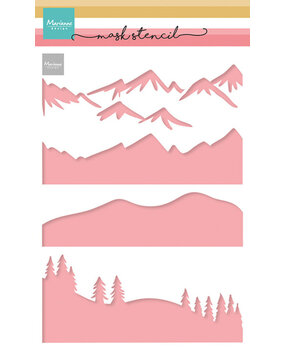 Marianne Design Masking Stencil A5 Mountain Scenery (PS8170)