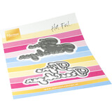 Marianne Design Hot Foil Fijne Feestdagen (CR1670)