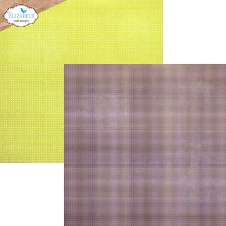 Elizabeth Craft Designs La Dolce Vita 12x12 Inch Patterned Cardstock Paper (C026)