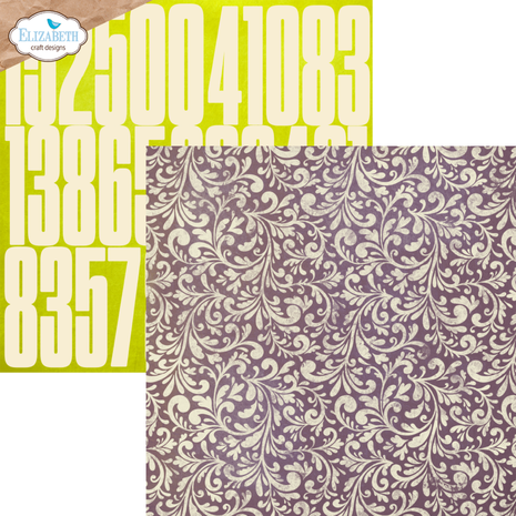 Elizabeth Craft Designs La Dolce Vita 12x12 Inch Patterned Cardstock Paper (C026)