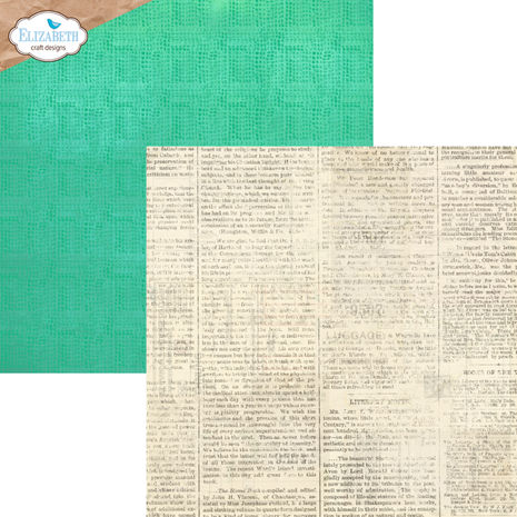 Elizabeth Craft Designs La Dolce Vita 12x12 Inch Patterned Cardstock Paper (C026)