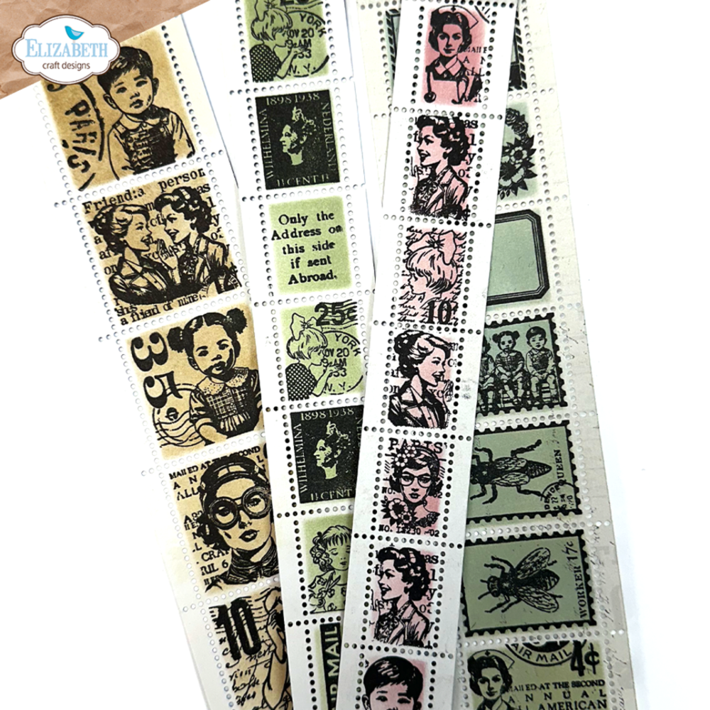 Elizabeth Craft Designs La Dolce Vita A5 Clear Stamps Postage Stamps 1 (CS372) Elizabeth Craft Designs La Dolce Vita A5 Clear Stamps Postage Stamps 1 (CS372)