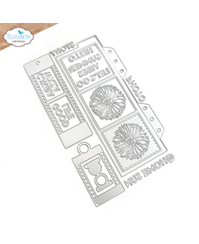 Elizabeth Craft Designs La Dolce Vita Dies Frame Page with Gerbera's (2171) Elizabeth Craft Designs La Dolce Vita Dies Frame Page with Gerbera's (2171)