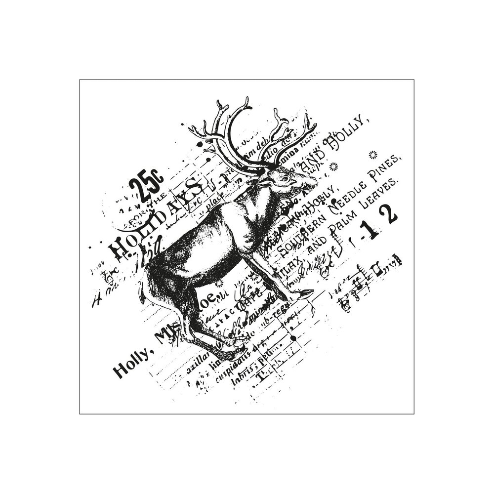 Sizzix Clear Stamps with Framelits Reindeer Mix Cluster (666713) Sizzix Clear Stamps with Framelits Reindeer Mix Cluster (666713)