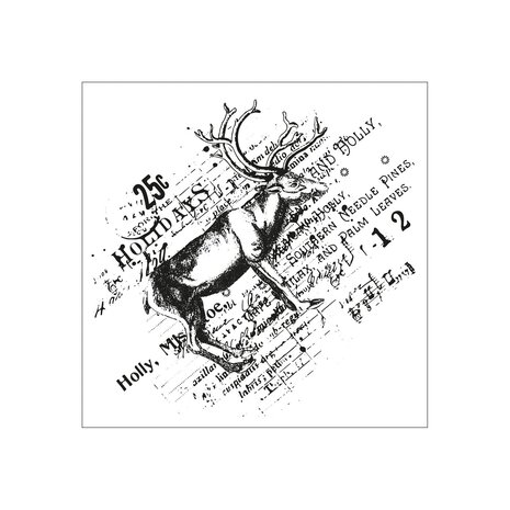 Sizzix Clear Stamps with Framelits Reindeer Mix Cluster (666713) Sizzix Clear Stamps with Framelits Reindeer Mix Cluster (666713)