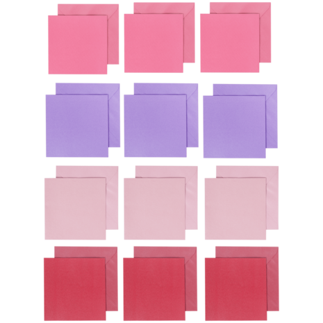 Craft & Design Cards & Envelopes 13x13cm Pink (3207165) Craft & Design Cards & Envelopes 13x13cm Pink (3207165)