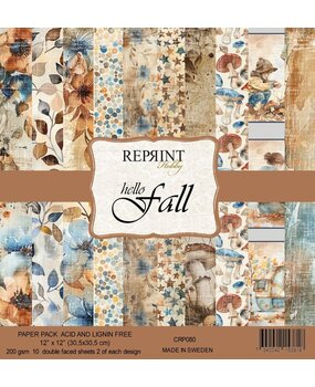 Reprint Hello Fall 12x12 Inch Paper Pack (CRP080)