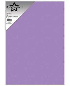 Paper Favourites Purple A4 Star Rain (PFSS604) Paper Favourites Purple A4 Star Rain (PFSS604)
