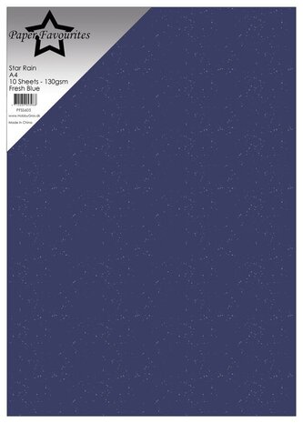 Paper Favourites Fresh Blue A4 Star Rain (PFSS605)