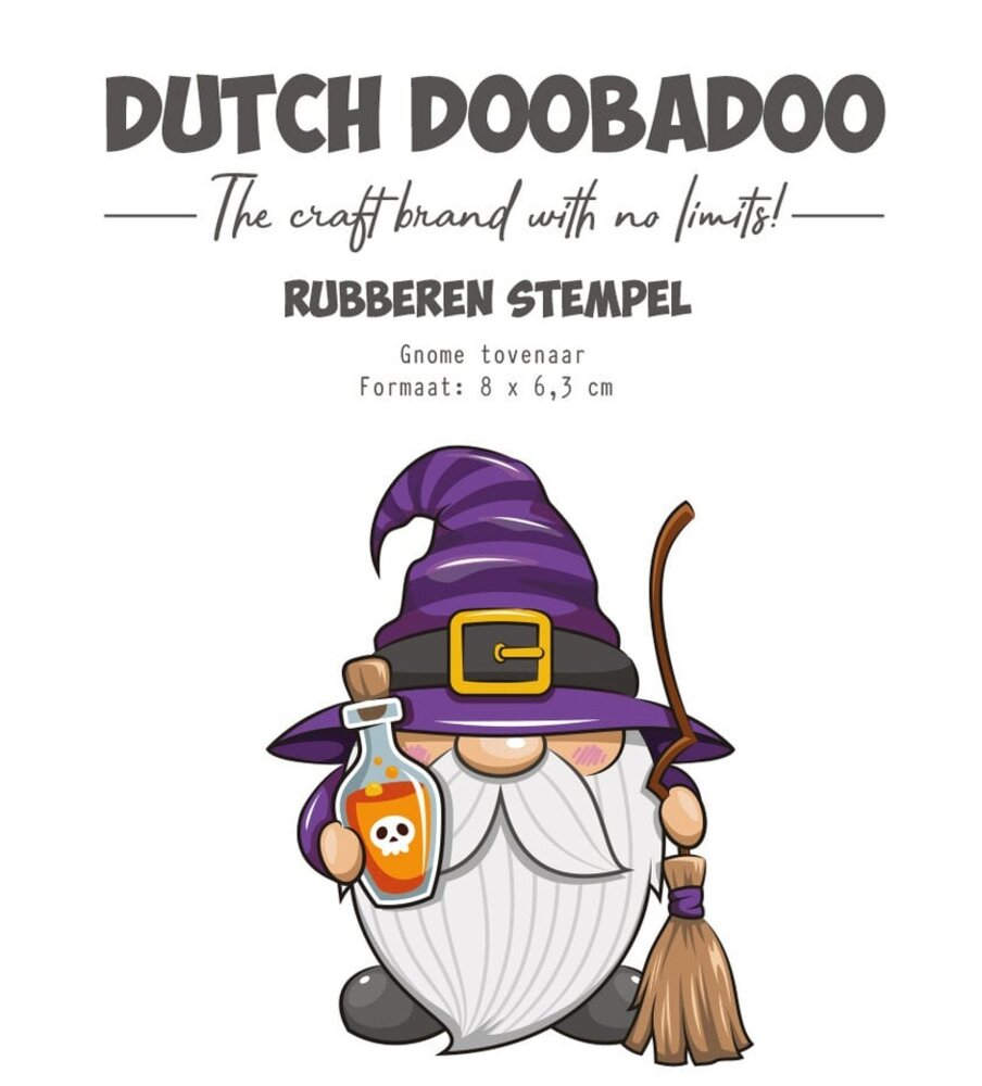 Dutch Doobadoo Rubber Stamp Gnome Tovenaar (497.004.023) Dutch Doobadoo Rubber Stamp Gnome Tovenaar (497.004.023)
