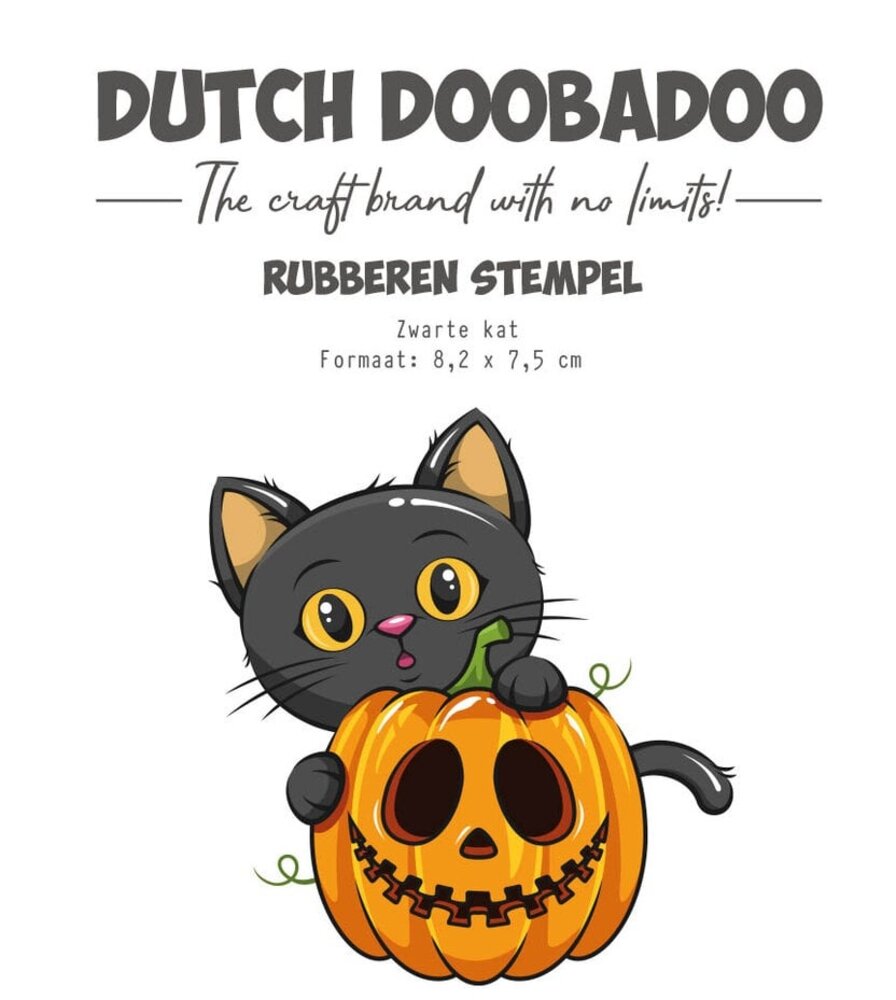 Dutch Doobadoo Rubber Stamp Zwarte Kat (497.004.025) Dutch Doobadoo Rubber Stamp Zwarte Kat (497.004.025)