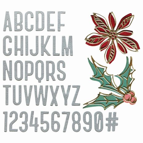 Sizzix Thinlits Die Set Vault Seasonal Sketch (666719)