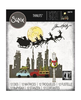 Sizzix Thinlits Die Set Vault Christmas Magic (666718) Sizzix Thinlits Die Set Vault Christmas Magic (666718)