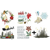 Sizzix Sizzix LIMITED EDITION Thinlits Die Set Vault Christmas Bundle (32440) + GRATIS Thinlits Die Set Forest Shadows (666334) OP=OP!