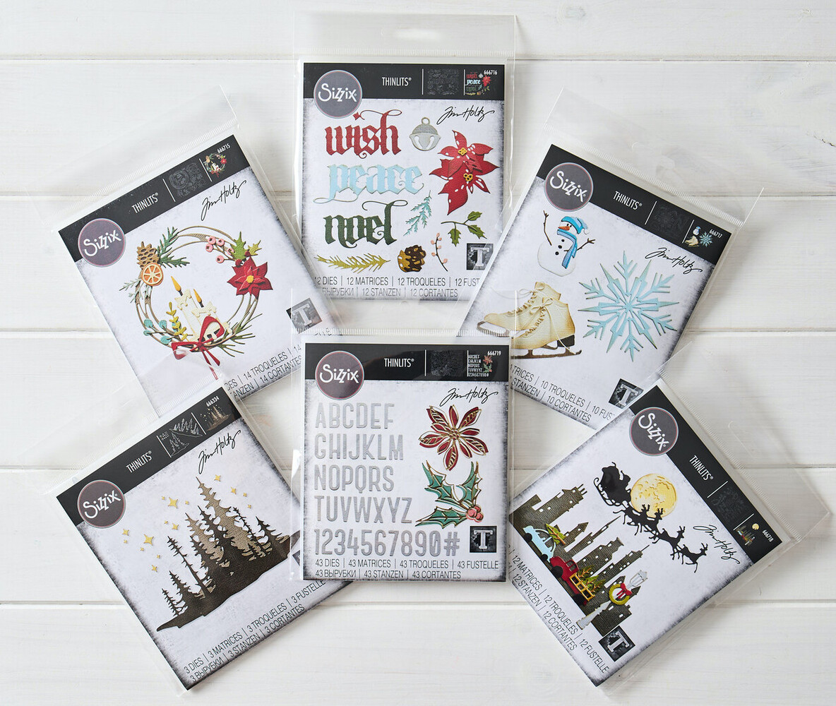 Sizzix Sizzix LIMITED EDITION Thinlits Die Set Vault Christmas Bundle (32440) + GRATIS Thinlits Die Set Forest Shadows (666334) OP=OP! Sizzix Sizzix LIMITED EDITION Thinlits Die Set Vault Christmas Bundle (32440) + GRATIS Thinlits Die Set Forest Shadows (666334) OP=OP!
