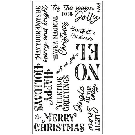 Sizzix Clear Stamps Greetings of the Season (666722) Sizzix Clear Stamps Greetings of the Season (666722)