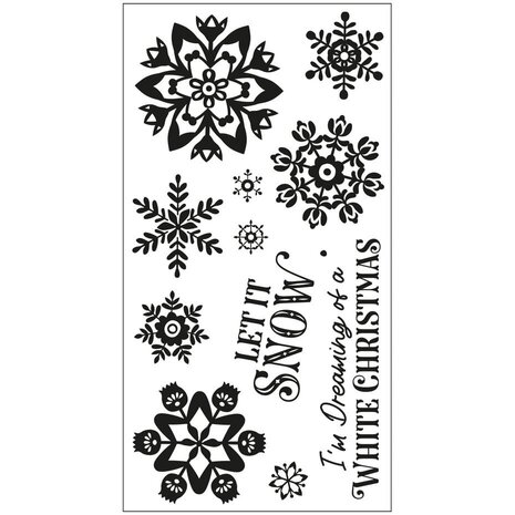 Sizzix Clear Stamps White Christmas (666724) Sizzix Clear Stamps White Christmas (666724)
