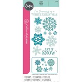 Sizzix Clear Stamps White Christmas (666724)
