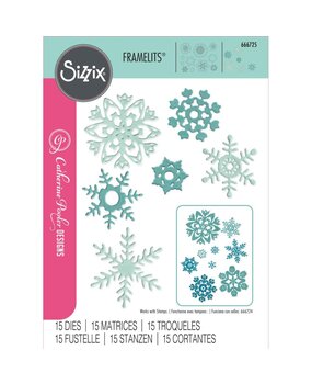 Sizzix Framelits Die Set White Christmas #2 (666725) Sizzix Framelits Die Set White Christmas #2 (666725)