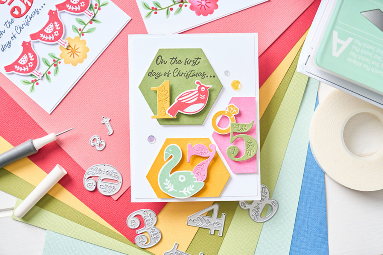 Sizzix Framelits Die Set 12 Days of Christmas #2 (666727) Sizzix Framelits Die Set 12 Days of Christmas #2 (666727)