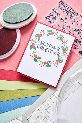 Sizzix Clear Stamps Happy Holly Days (666729) Sizzix Clear Stamps Happy Holly Days (666729)