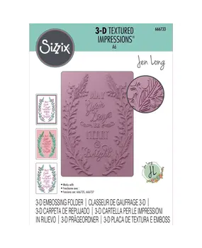 Sizzix 3D Textured Impressions Merry & Bright (666733) Sizzix 3D Textured Impressions Merry & Bright (666733)