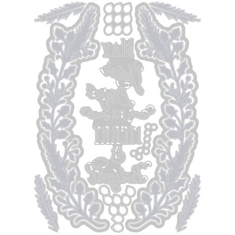 Sizzix Thinlits Die Set Merry & Bright #2 (666735) Sizzix Thinlits Die Set Merry & Bright #2 (666735)