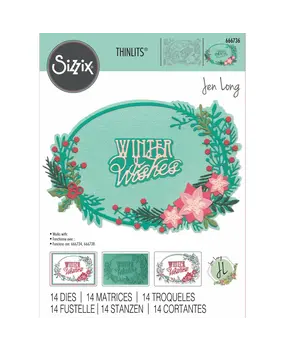 Sizzix Thinlits Die Set Winter Wishes #2 (666736)