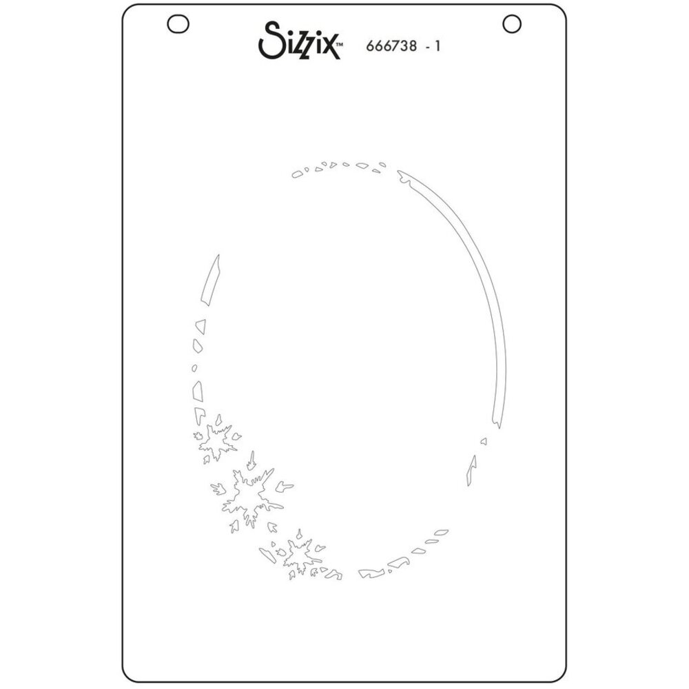 Sizzix Layered Stencil Winter Wishes #3 (666738)