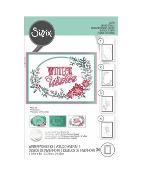 Sizzix Layered Stencil Winter Wishes #3 (666738)