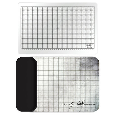 Tonic Studios Tim Holtz Travel Glass Studio Mat White (1934E) Tonic Studios Tim Holtz Travel Glass Studio Mat White (1934E)