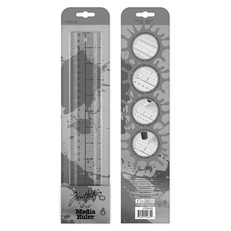 Tonic Studios Tim Holtz Media Ruler (4634E) Tonic Studios Tim Holtz Media Ruler (4634E)
