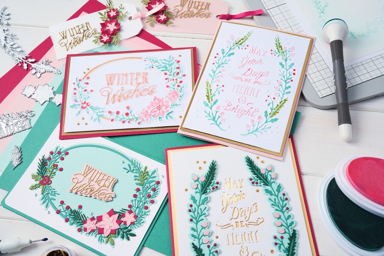 Sizzix Layered Stencil Winter Wishes #3 (666738)