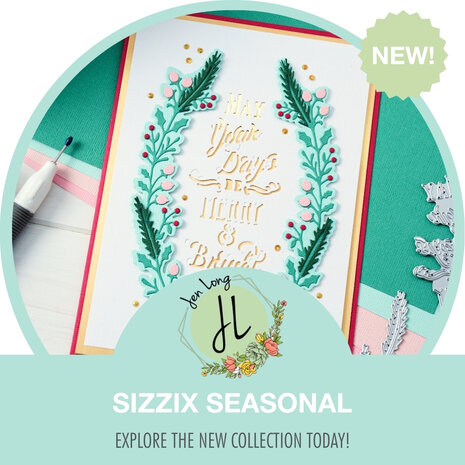 Sizzix Thinlits Die Set Merry & Bright #2 (666735) Sizzix Thinlits Die Set Merry & Bright #2 (666735)