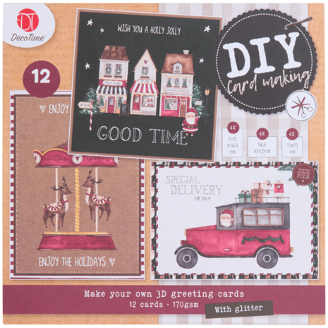 DécoTime Christmas Market 8x8 Inch DIY Card Making Pad (2577787)