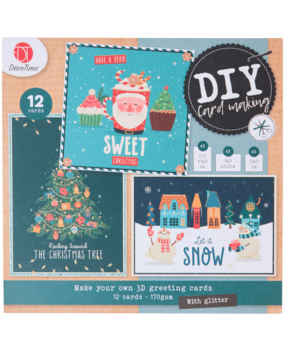 DécoTime Sweet Christmas 8x8 Inch DIY Card Making Pad (2577787) DécoTime Sweet Christmas 8x8 Inch DIY Card Making Pad (2577787)
