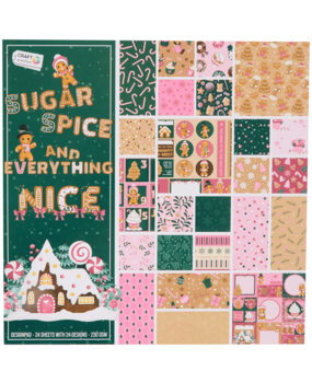 Craft Sensations Suger Spice and Everything Nice 12x12 Inch Paper Pad (2562887)