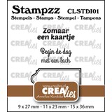 Crealies Stampzz Clear Stamps Divers No.1 (CLSTDI01)