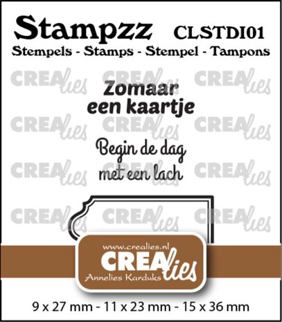 Crealies Stampzz Clear Stamps Divers No.1 (CLSTDI01) Crealies Stampzz Clear Stamps Divers No.1 (CLSTDI01)