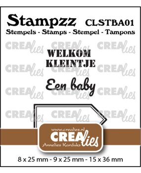 Crealies Stampzz Clear Stamps Baby No.1 (CLSTBA01) Crealies Stampzz Clear Stamps Baby No.1 (CLSTBA01)