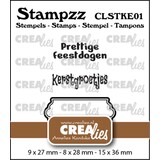 Crealies Stampzz Clear Stamps Kerst No.1 (CLSTKE01)