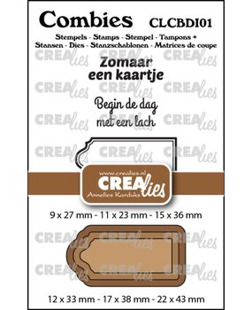 Crealies Combies Stamp & Die Divers No.1 (CLCBDI01)